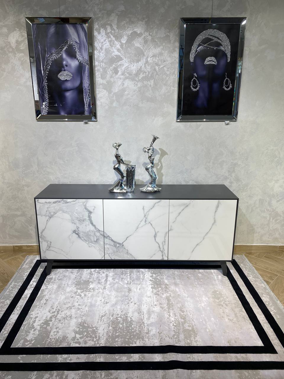 Комод столовий Milano кераміка calacata - Aristomebli