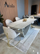 Стіл травертиновий Beatriche 200 TML-944 - Aristomebli