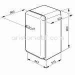 Холодильник Smeg FAB10ROR5