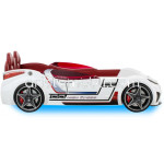 Ліжко-машина біла GTI Champion Cilek