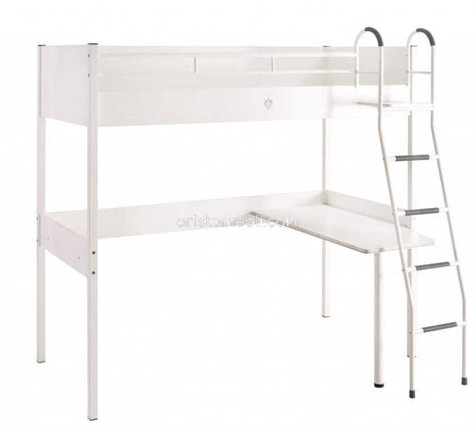 Ліжко зі столом 90х190 compact White